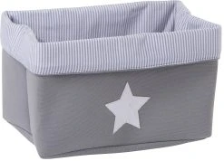 Childhome Korb Canvas, Grau, 32x20x20 Cm