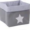 Childhome Korb Canvas, Grau, 32x32x29 Cm