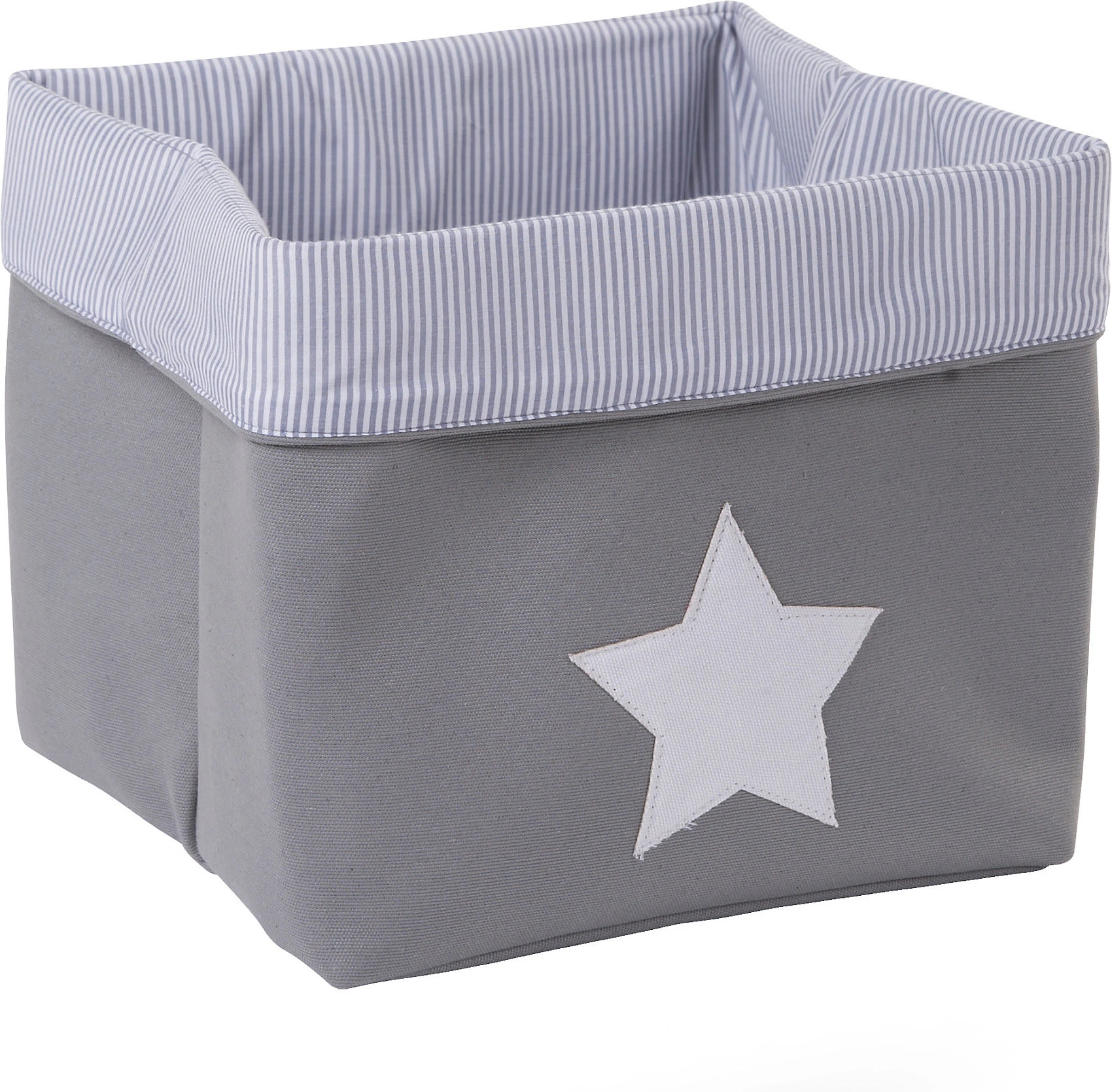 Childhome Korb Canvas, Grau, 32x32x29 Cm