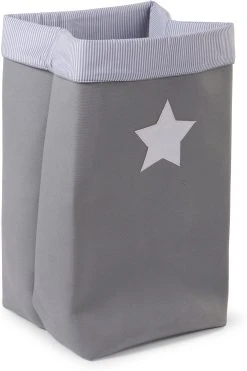 Childhome Korb Canvas, Grau, 32x32x60 Cm