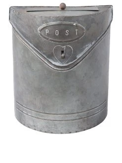 Clayre & Eef Briefkasten In Grau - (B)24 X (H)29 X (T)10 Cm