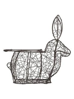 Clayre & Eef Korb In Schwarz - (B)26 X (H)28 X (T)13 Cm