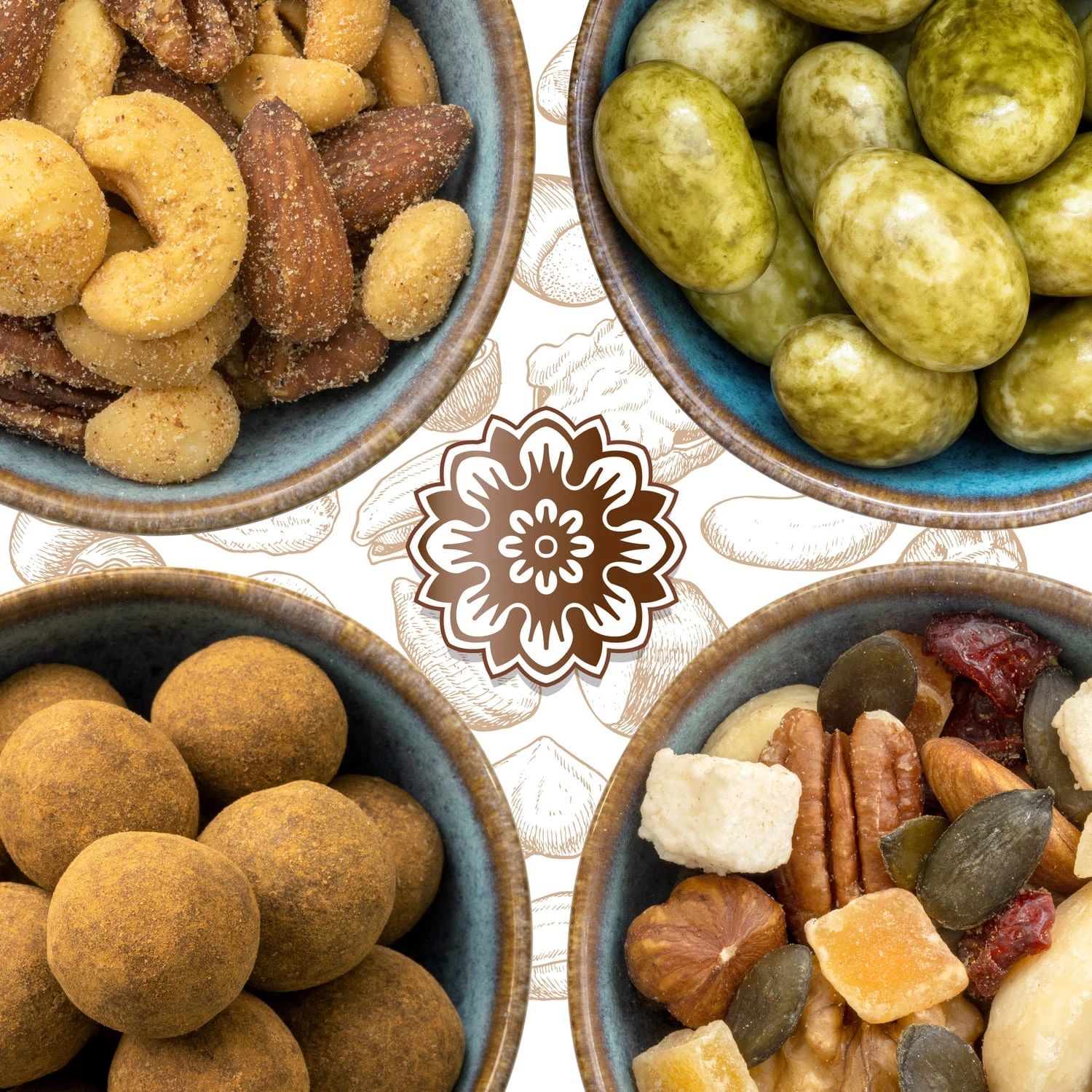 CORASOL Premium Nuss-Mix Adventskalender XL Mit 24 Nussmischungen – Bild 3