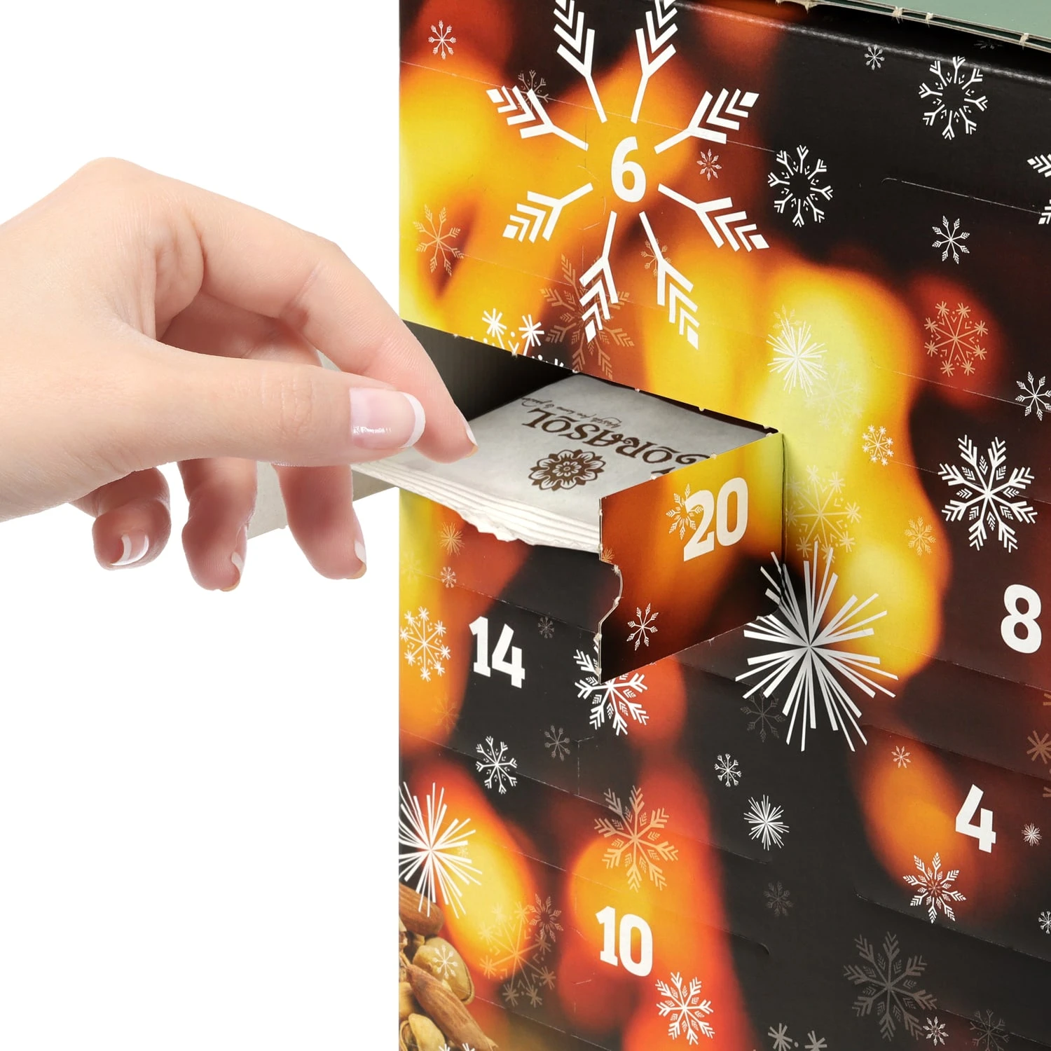 CORASOL Premium Nuss-Mix Adventskalender XL Mit 24 Nussmischungen – Bild 5