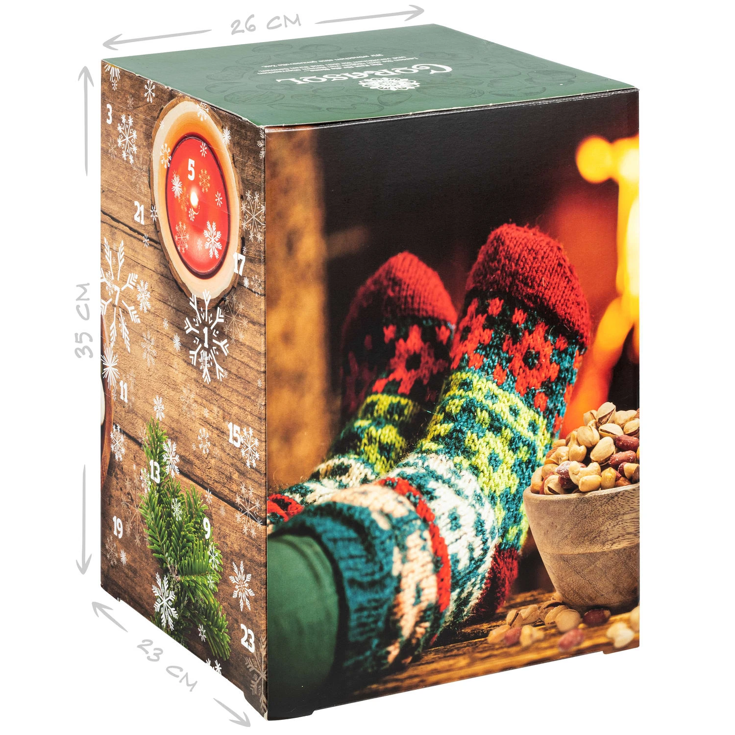 CORASOL Premium Nuss-Mix Adventskalender XL Mit 24 Nussmischungen – Bild 8