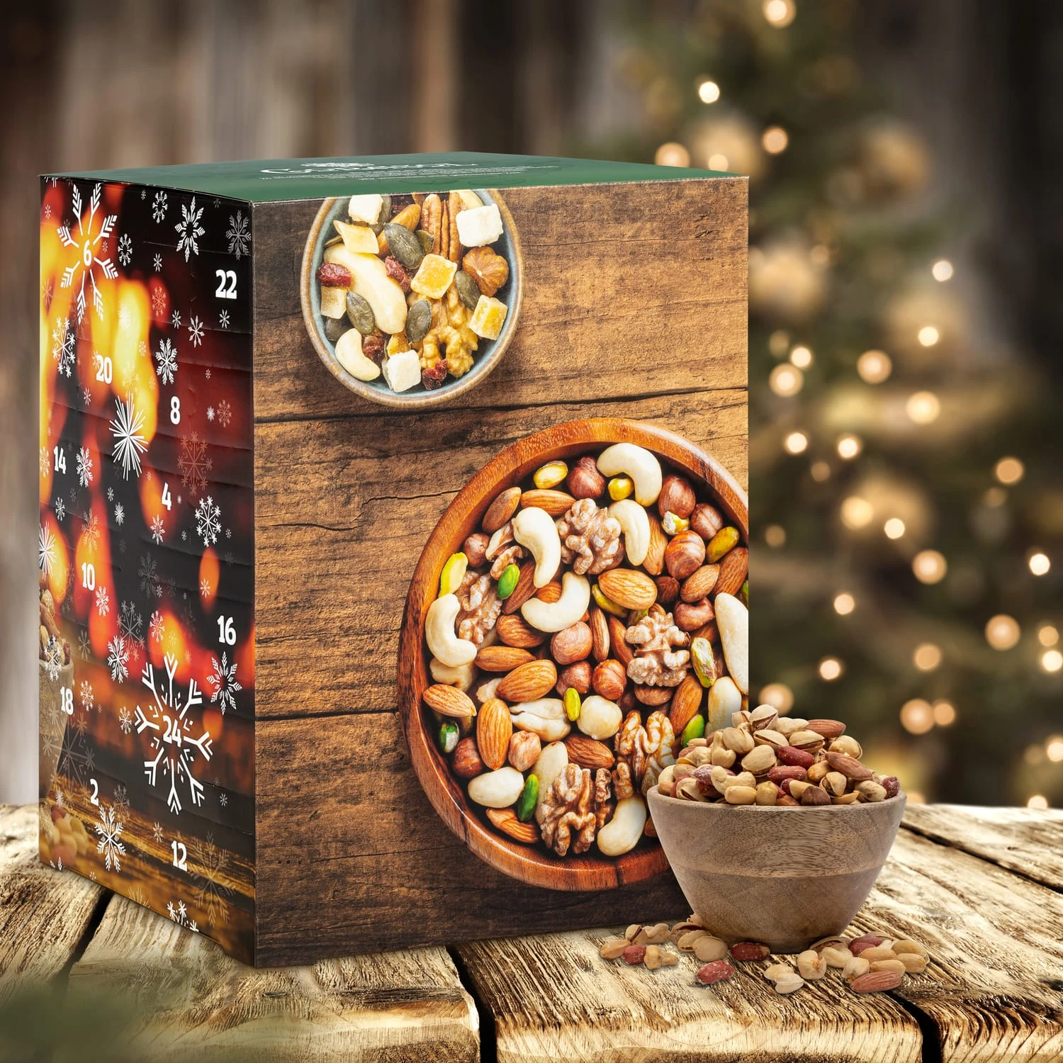 CORASOL Premium Nuss-Mix Adventskalender XL Mit 24 Nussmischungen – Bild 10
