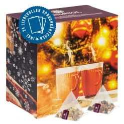 CORASOL Premium Tee Adventskalender 2021 Für Paare Mit 2 X 24 Teemischungen