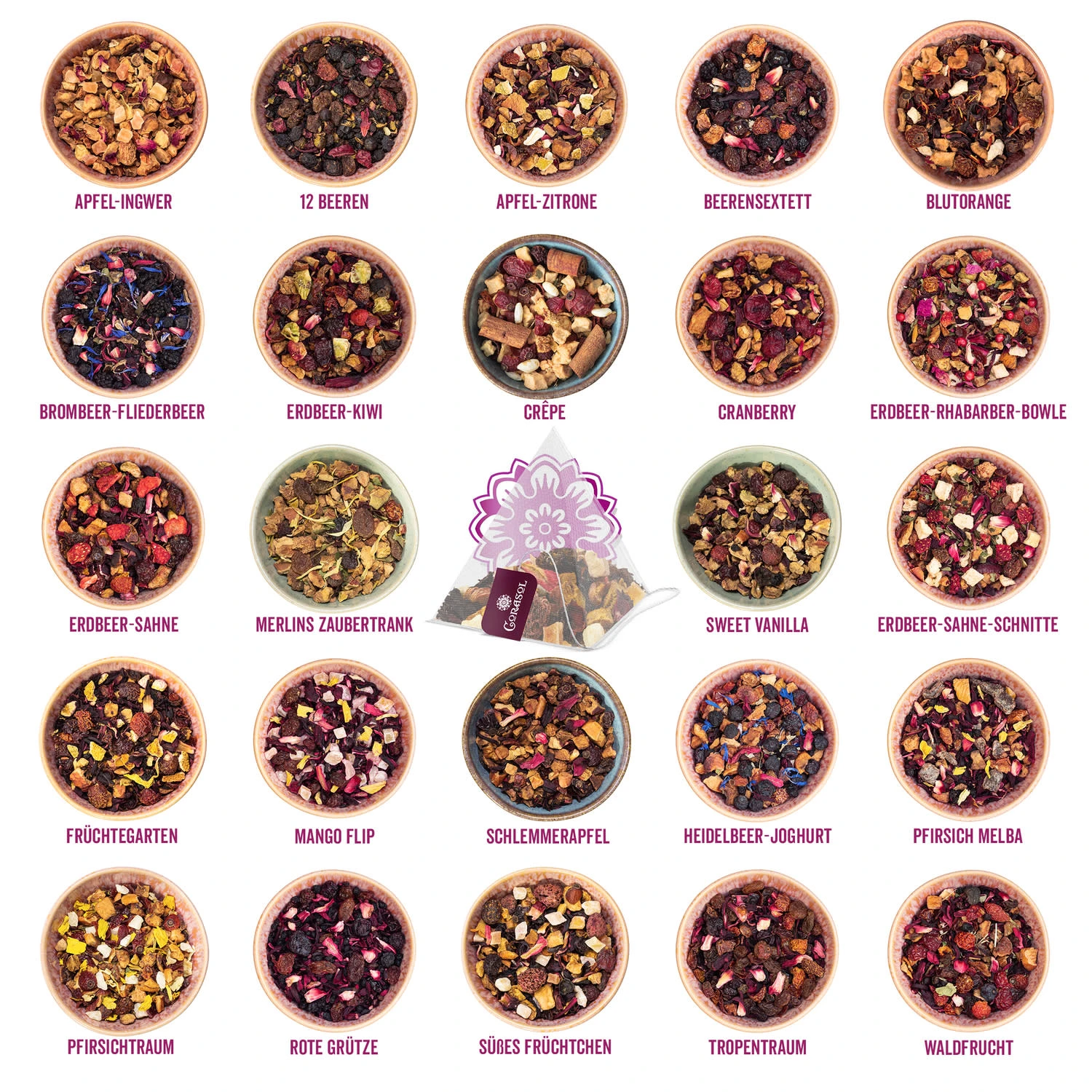CORASOL Premium Tee Adventskalender 2021 Für Paare Mit 2 X 24 Teemischungen – Bild 4