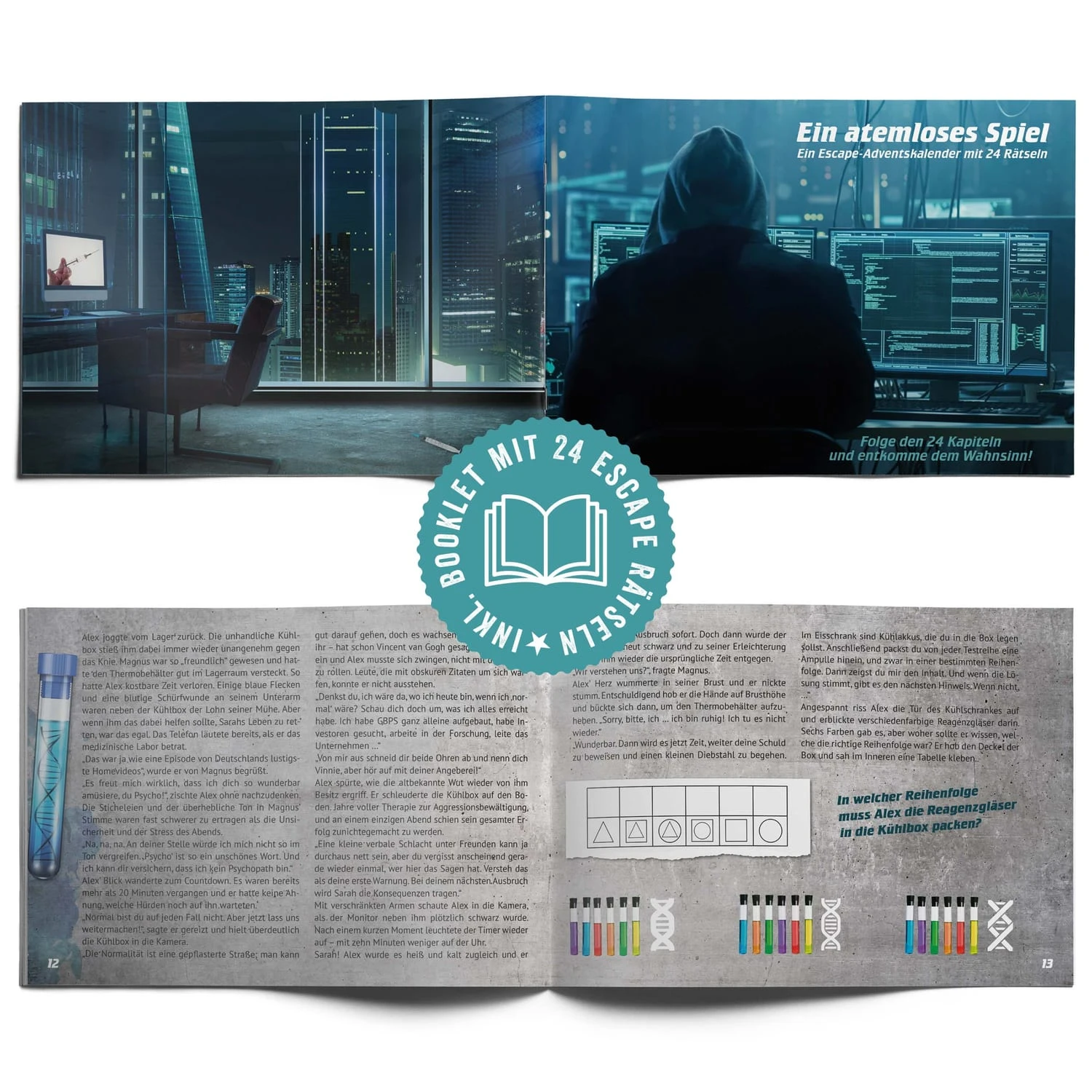 CORASOL Tee & Escape 2 Adventskalender Mit 24 Tees & Escape-Rätsel In Mehrfarbig – Bild 2