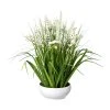 Creativ Green Deko-Pflanze Blüten-Gras-Mix In Weiß