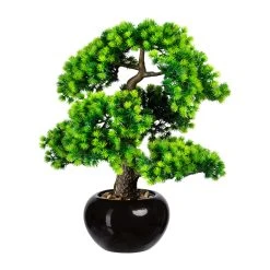 Creativ Green Deko-Pflanze Bonsai Lärche In Grün