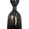 Deco Lorrie Vase "Bouteille" In Schwarz - (H)33,5 X Ø 14,5 Cm