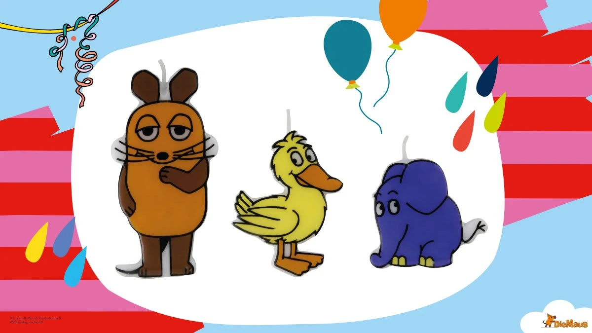 Dr. Oetker 3D Motiv-Kerzen DieMaus, 3.tlg – Bild 9