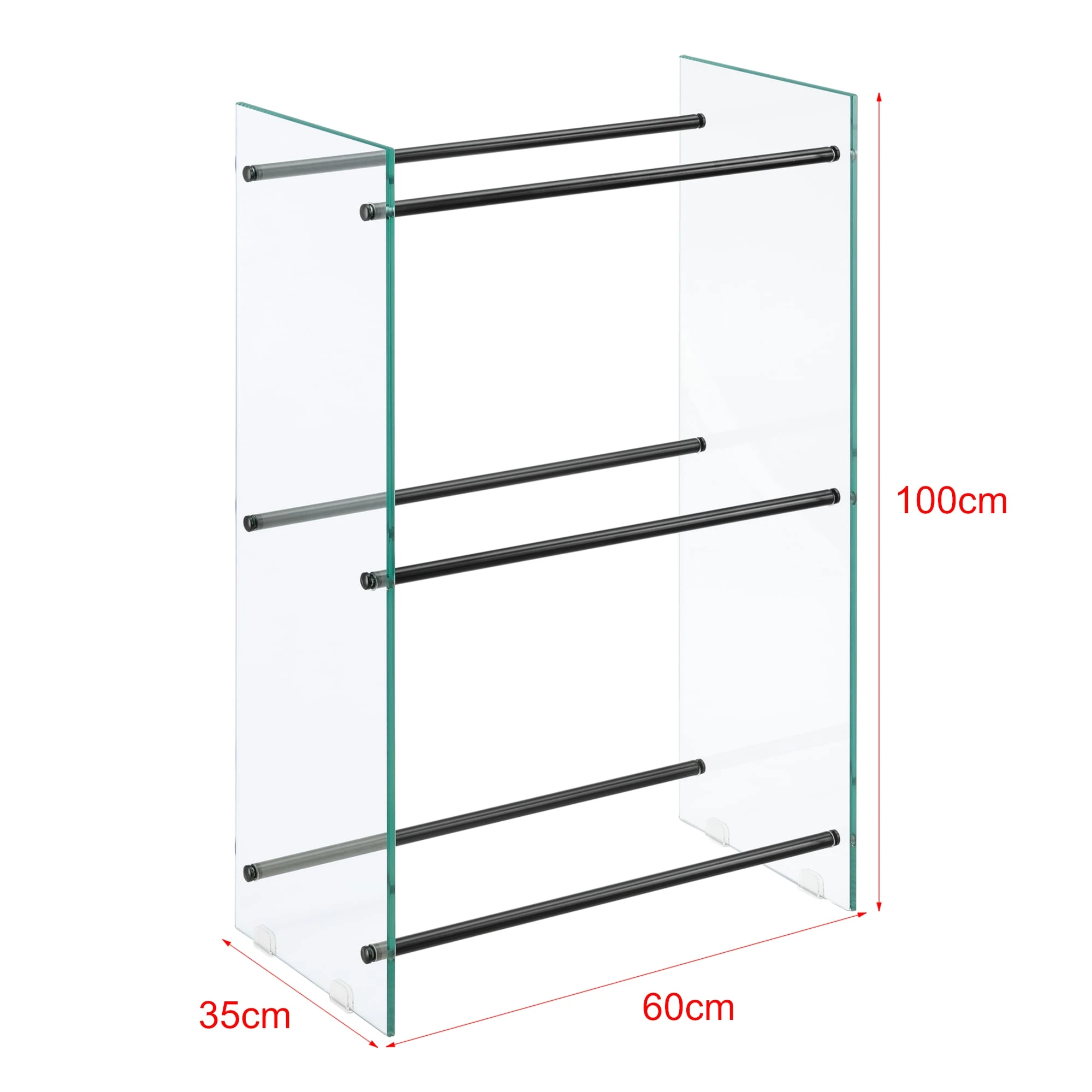 En.casa Kaminholzregal Oshawa In Schwarz (B)60cm (H)100cm – Bild 6