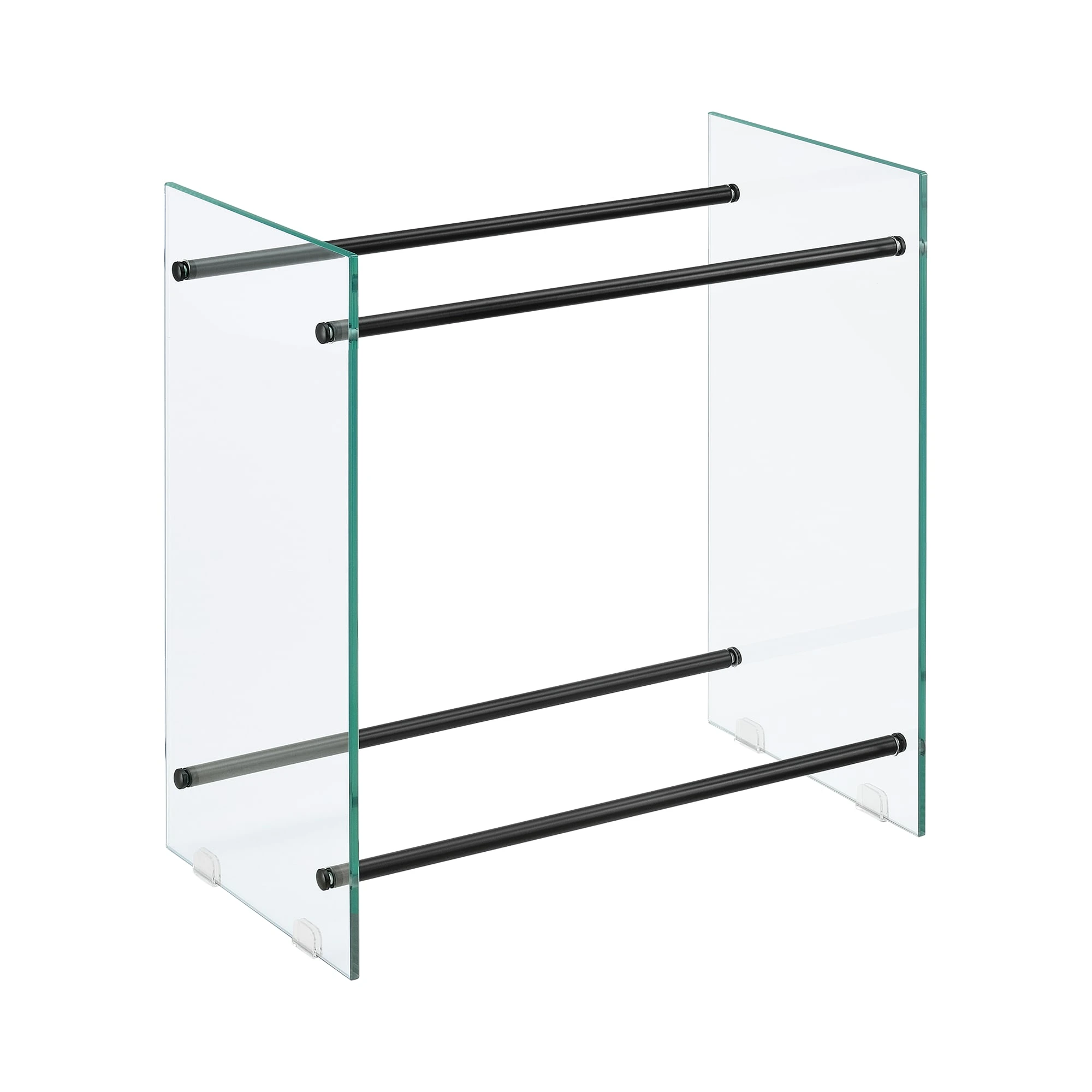 En.casa Kaminholzregal Oshawa In Schwarz (B)60cm (H)60cm – Bild 2