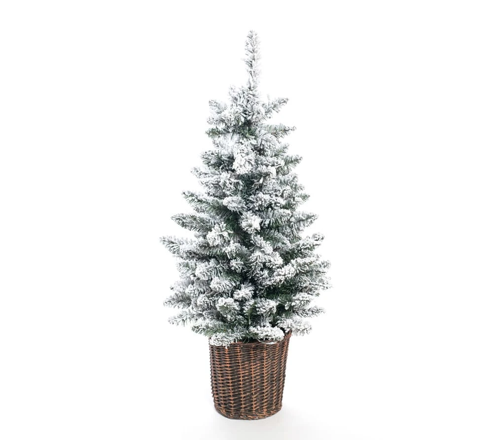 Evergreen Weihnachtsbaum Kiefer Frost In Weiß - 51x51x90cm – Bild 3