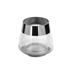 Fink Teelichthalter "Jona" In Transparent - H. 13 Cm - D. 15 Cm