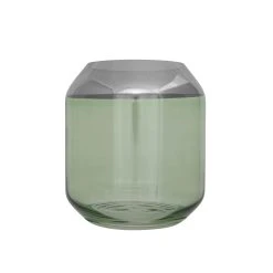 Fink Teelichthalter "Smilla" In Hellgrün - H. 20 Cm - D. 18 Cm