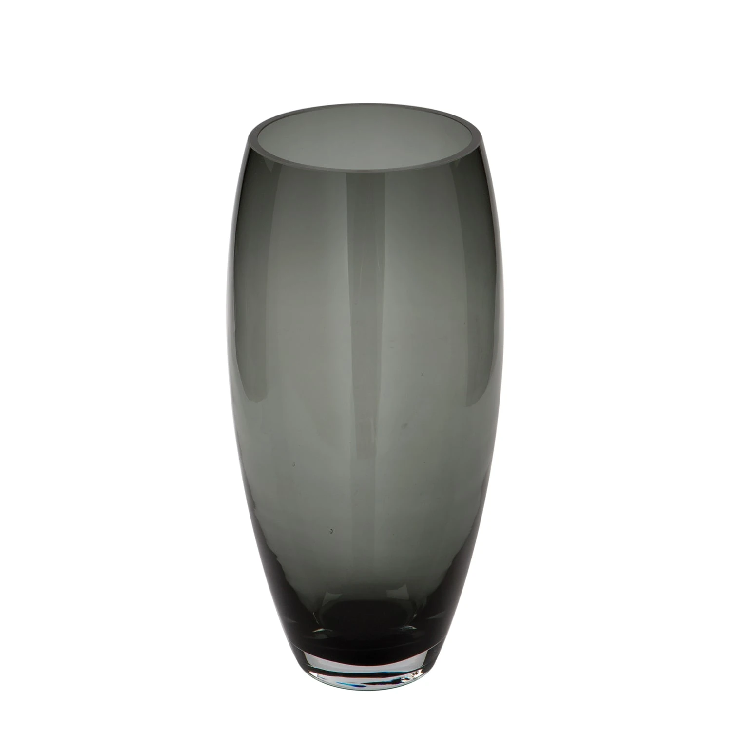 Fink Vase "Africa" In Grau - H. 28 Cm - D. 14 Cm