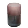 Fink Vase "Leone" In Lila - H. 32 Cm - D. 16,5 Cm