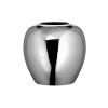 Fink Vase "Losone" In Silber - H. 20 Cm - D. 20 Cm