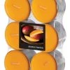 Gala 12er-Set: Duft-Teelichter "Mango Papaya" - 513 G