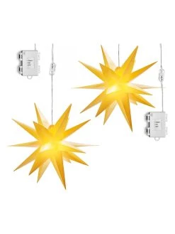 Gartenfreude LED-Dekoleuchte "Stern" In Gelb - (B)57 X (H)48 X (T)44 Cm