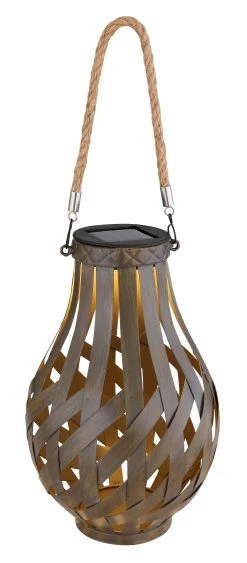 Globo Lighting Solarleuchte "SOLARLEUCHTE METALL, 1XLED" In Brown