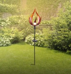 Globo Lighting Solarleuchte "SOLARLEUCHTE METALL SCHWARZ, 10XLED" In Black