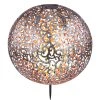 Globo Lighting Solarleuchte "SOLARLEUCHTE METALL SILBERFARBEN, 1XLED" In Silver