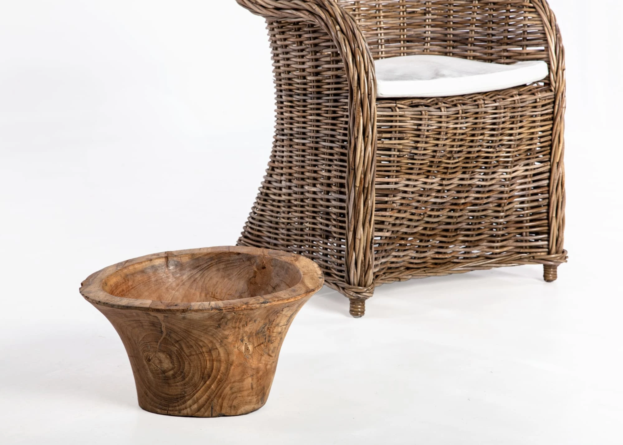 GMD Living LANDWOOD® Pflanzschale Aus Teakholz, Bodenschale – Bild 2