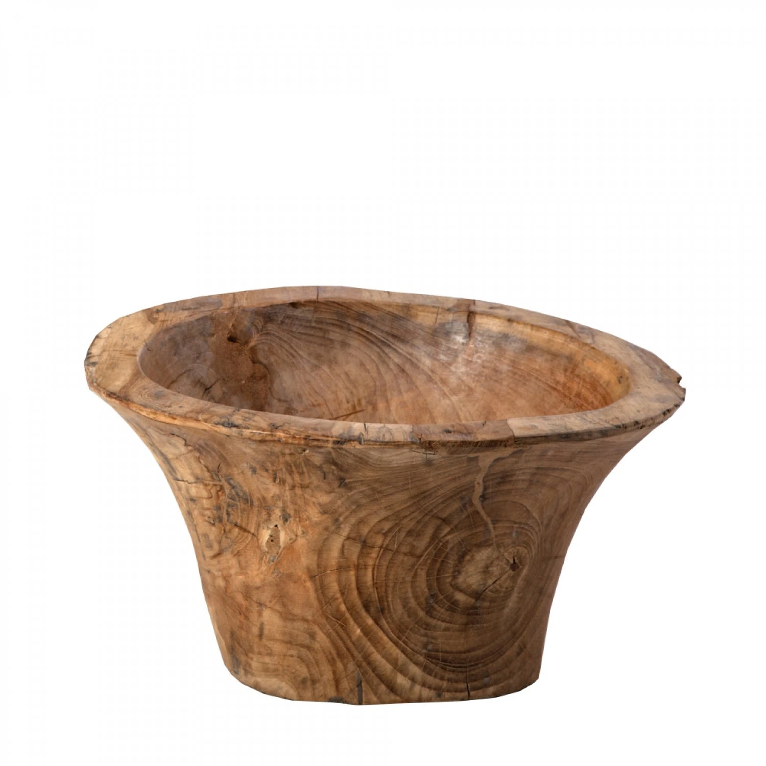 GMD Living LANDWOOD® Pflanzschale Aus Teakholz, Bodenschale