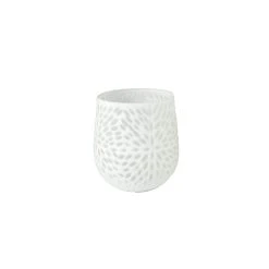 Goebel Vase " White Carved " In Mehrfarbig