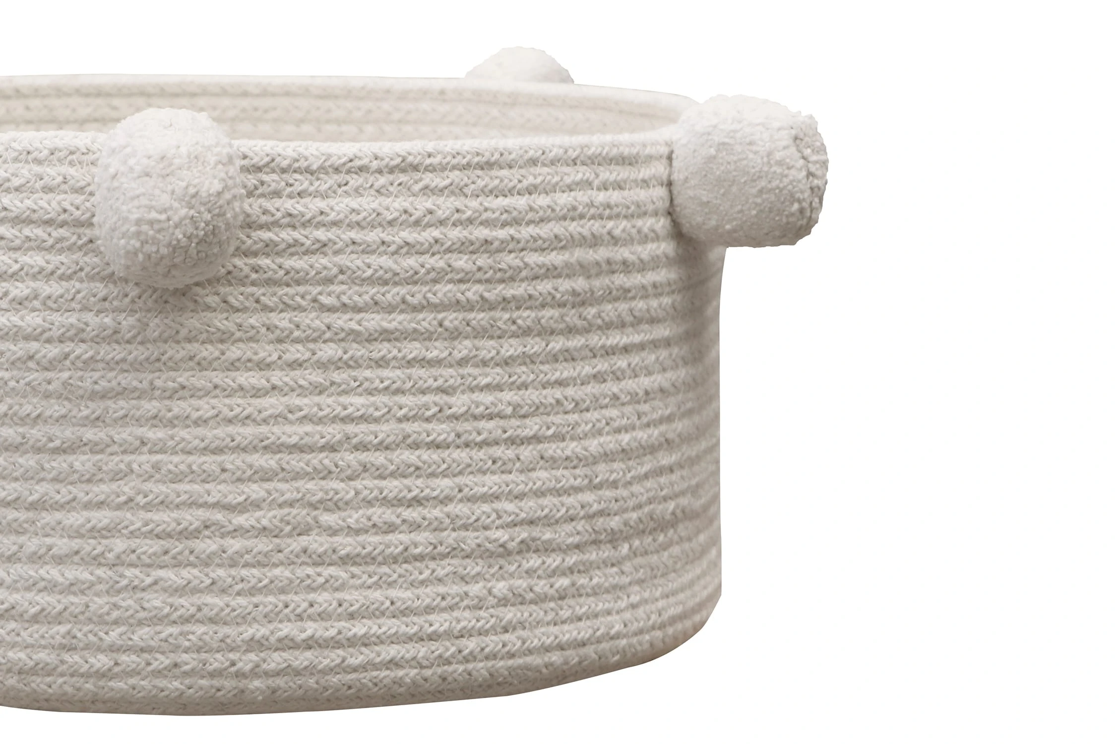 Happy Decor Kids Korb "Bobble" In Elfenbein - 30x30x15 Cm – Bild 3