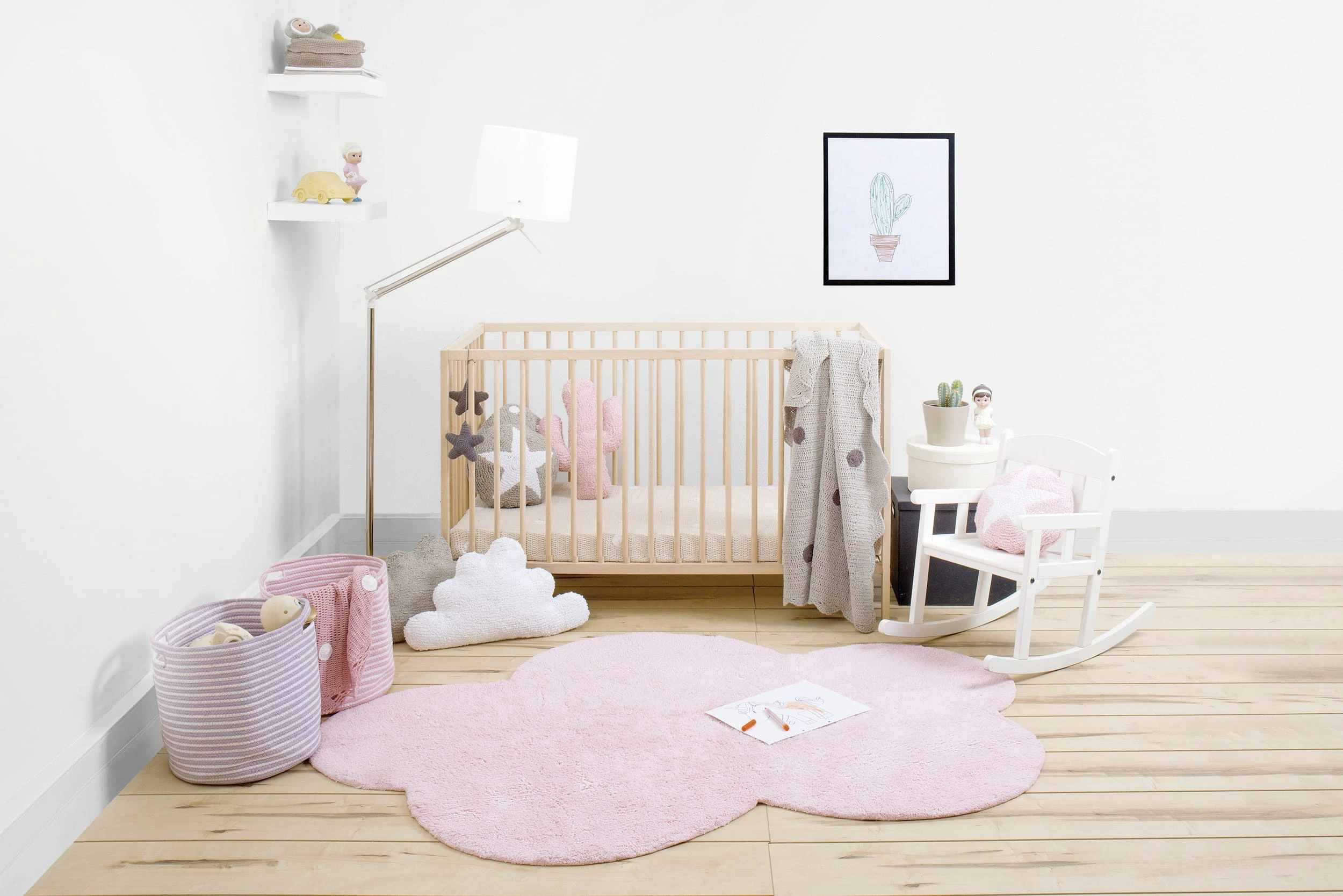 Happy Decor Kids Korb "Gestreifter" In Rosa - Ø 30 Cm – Bild 7