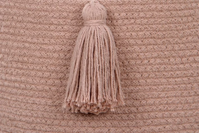 Happy Decor Kids Korb "Pom-Pom" In Rosa - 30x30x30 Cm – Bild 2