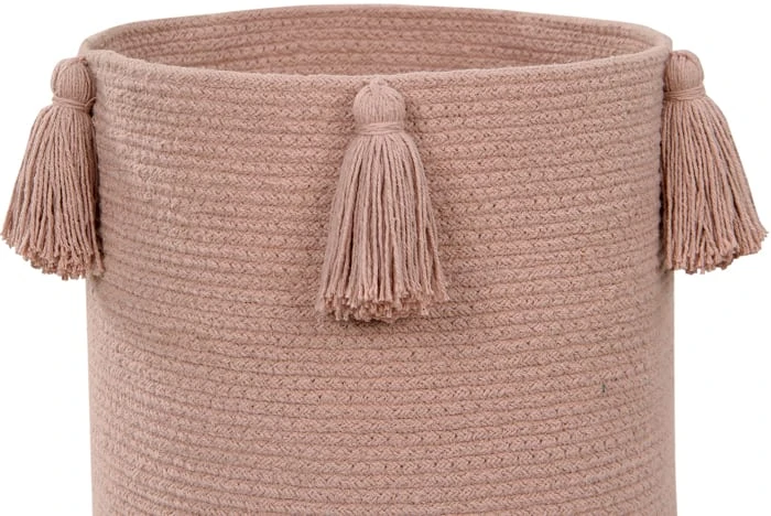 Happy Decor Kids Korb "Pom-Pom" In Rosa - 30x30x30 Cm – Bild 3