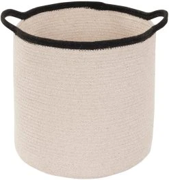 Happy Decor Kids Korb "Sky Shades" In Beige/Schwarz - 30X30X30 Cm