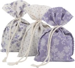 Herbalind Lavendelbeutel 3er-Set In Weiß/flieder