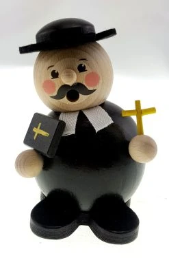 Hess Holzspielzeug Räucherkugelmann Pastor