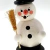 Hess Holzspielzeug Räuchermann Schneemann Mit Besen