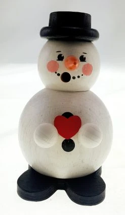 Hess Holzspielzeug RM Schneemann Mit Herz