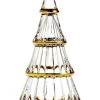 Holme Gaard Dekoobjekt "Fairytales - Weihnachtsbaum" In Transparent/ Gold - (H)19 X Ø 10 Cm