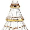 Holme Gaard Dekoobjekt "Fairytales - Weihnachtsbaum" In Transparent/ Gold - (H)9 X Ø 7 Cm