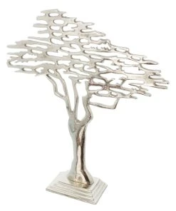 HomeLiving Baum "Silver" 370x420 In Silber