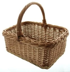 HomeLiving Bügelkörbe "Vollweide" 400x300x300 In Braun