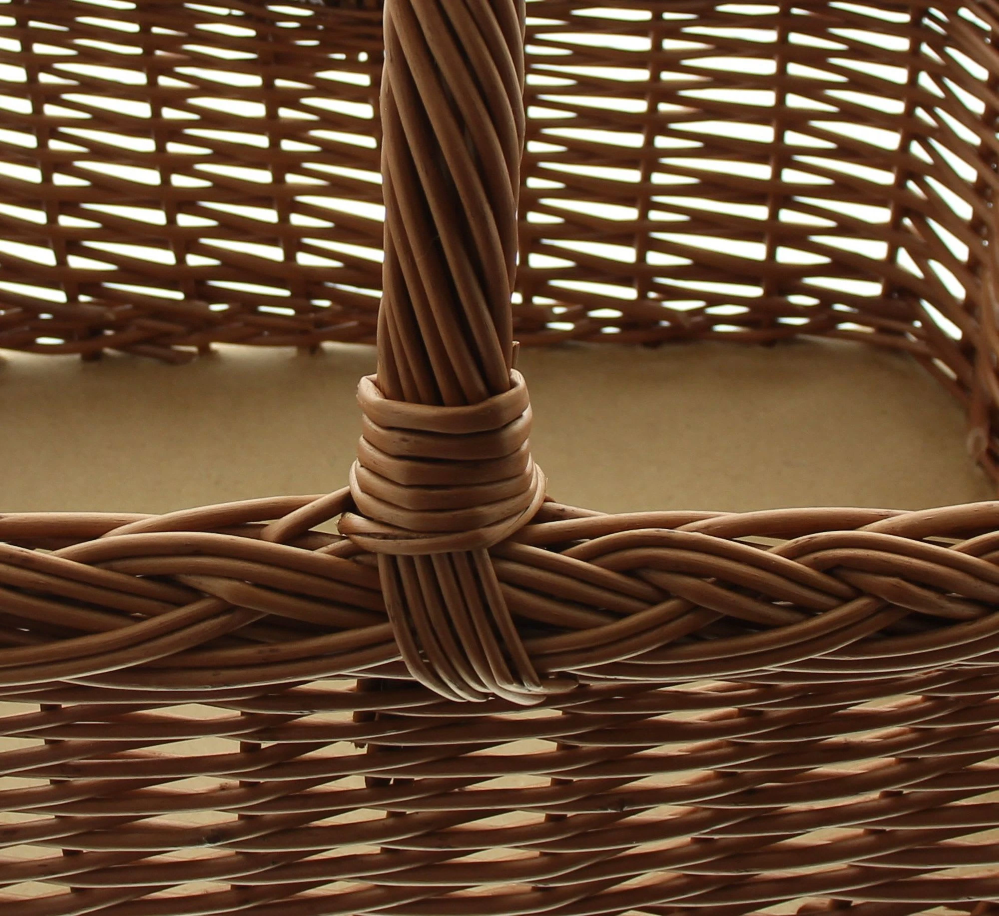 HomeLiving Bügelkörbe "Vollweide" 400x300x300 In Braun – Bild 5