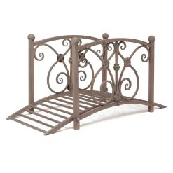 HomeLiving Deko-Brücke "Bachlauf" 1000x450x490 In Braun