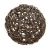 HomeLiving Deko-Kugel "Rebenholz" 400 In Braun