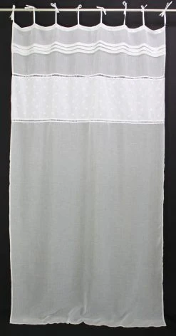 HomeLiving Deko-Schal "Cottage" 1400x2500 In Weiß